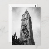 Elizabeth Tower Westminster, Londres UK Carte post (Devant / Derrière)