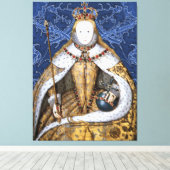 Elizabeth Tudor, Koningin van Engeland Canvas Afdruk (Insitu (Houten vloer))