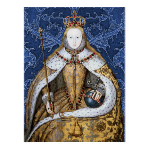 Elizabeth Tudor, Koningin van Engeland Perfect Poster