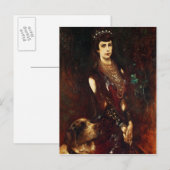 Elizabeth van Oostenrijk, 1883 Briefkaart (Voorkant / Achterkant)