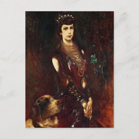 Elizabeth van Oostenrijk, 1883 Briefkaart (Voorkant)