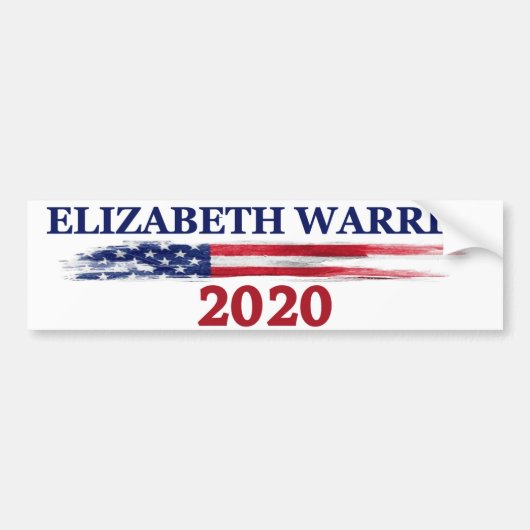 Elizabeth Warren 2020 Bumpersticker (Voorkant)