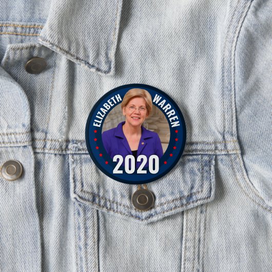 Elizabeth Warren 2020 Button (In situ)