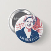 ELIZABETH WARREN 2020 Button presidentsverkiezinge (Voorkant /achterkant)
