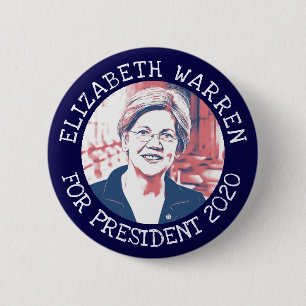 ELIZABETH WARREN 2020 Button presidentsverkiezinge