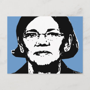 Elizabeth Warren Briefkaart