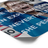 Elizabeth warren desondanks hield ze poster aan (Hoek)