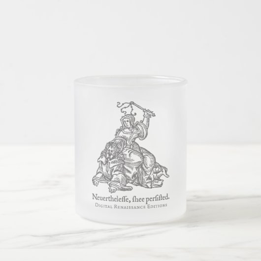 Elizabeth Warren Matglas Koffiemok (Center)