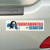 Elizabeth Warren Parody bumper sticker (Op auto)