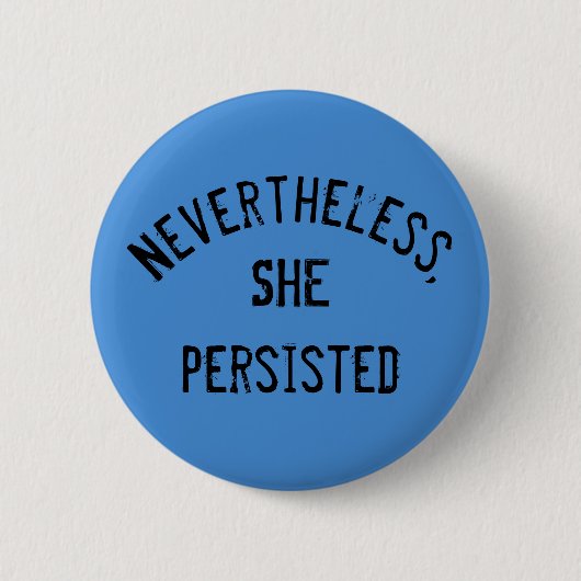Elizabeth Warren Pinback Button (Voorkant)