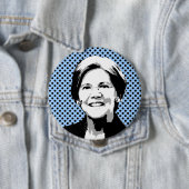 Elizabeth Warren -.png Ronde Button 4,0 Cm (In situ)