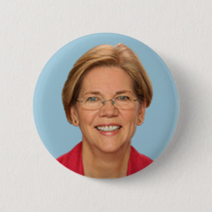elizabeth warren ronde button 5,7 cm