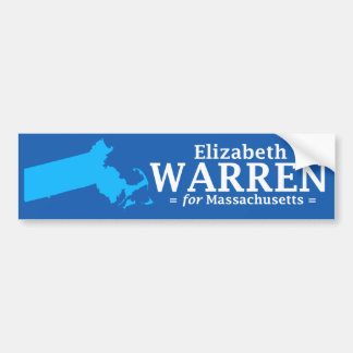 Elizabeth Warren voor Massachusetts Bumpersticker