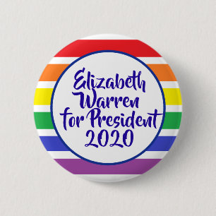 Elizabeth Warren voor President 2020 Ronde Button 5,7 Cm