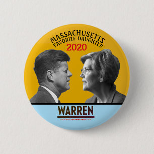 Elizabeth Warren voor President Ronde Button 5,7 Cm