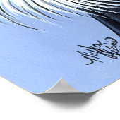 Elizabeth White Persian Cat Angel Poster (Coin)