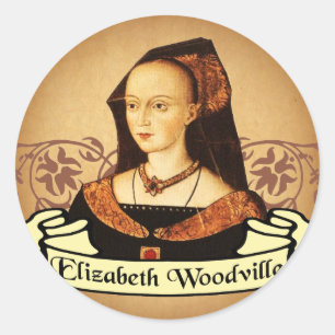 Elizabeth Woodville Ronde Sticker