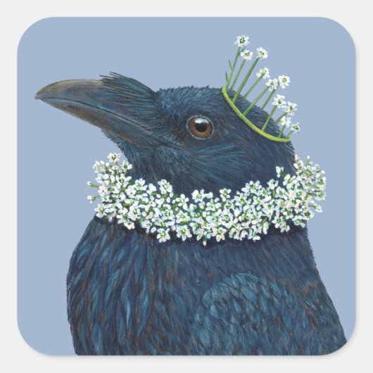 Elizabethan Raven stickers (Voorkant)