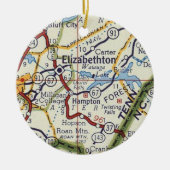 Elizabethbethton TN Keramisch Ornament (Voorkant)