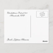 Elizabethtown Festival Briefkaart (Achterkant)