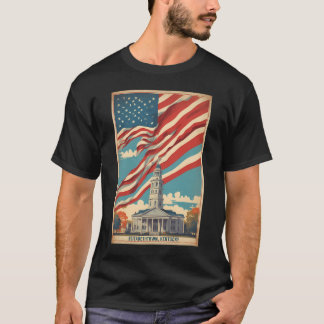 Elizabethtown Kentucky USA Vintage Reizen Toerisme T-shirt