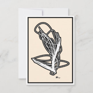 ElJayEff Design Minamaliste Carte de remerciements