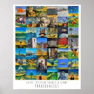 Elk Afbeelding schildert een artikel Poster