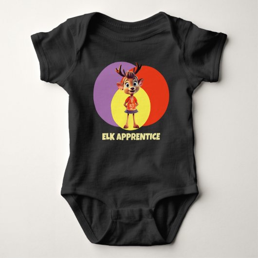 Elk Apprentice Meisje Romper (Voorkant)