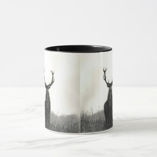 Elk Art Wild Animals contrastkoffie-Mok Mok (Midden)