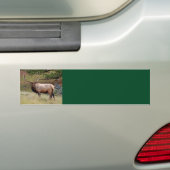 Elk Background Bumpersticker (Op auto)
