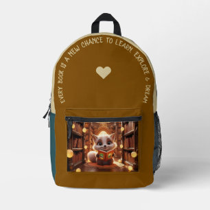 Elk Boek Is Een Nieuwe… Bedrukte Rugzak
