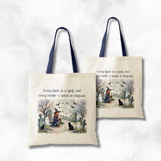 Elk boek is een spreuk tote bag