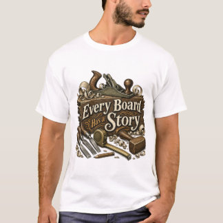 Elk Bord Heeft Een Verhaal Houtbewerker Shirt