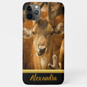 Elk buck kijkt recht naar je iPhone 11 pro max hoesje