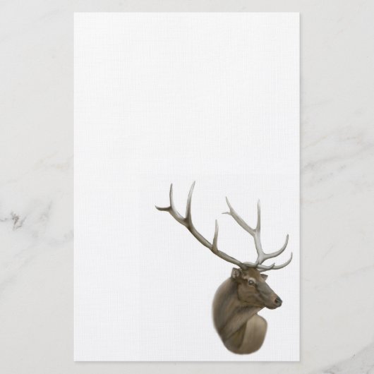 Elk Buck Stationery Briefpapier (Voorkant)