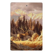 Elk Bull Mini Klembord (Achterkant)