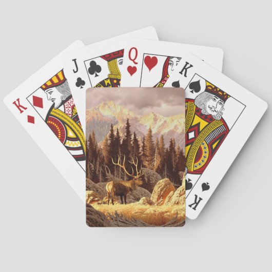 Elk Bull Pokerkaarten (Achterkant)