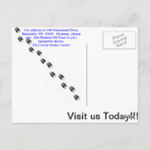 Elk County Benezette PA Briefkaart (Achterkant)