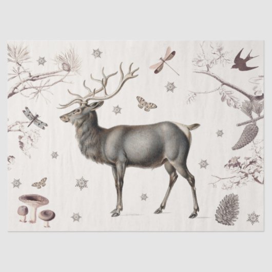  Elk Decoupage Tissuepapier (Voorkant)