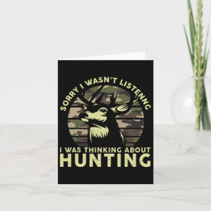 Elk Deer Hunter Funny Deer Hunting T-shirt Gifts D Kaart
