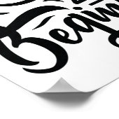 Elk einde is een nieuw begin poster (Hoek)