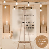 Elk evenement, Elegant en modern welkom Frosted Acryl Bord