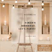 Elk evenement, Elegant en modern welkom Frosted Acryl Bord