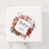 Elk evenement, Heaven in Roos Blush Floral Dank u Bedankjes Labels (In situ)