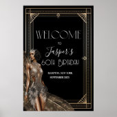 ELK EVENEMENT - Roaring 20s Welkomstbord Poster Bo (Voorkant)