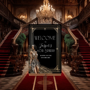 ELK EVENEMENT - Roaring 20s Welkomstbord Poster Bo