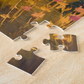 Elk Forest Watercolor Landscape Legpuzzel (Zijkant)