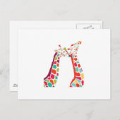 Elk Giraffe product Briefkaart (Voorkant / Achterkant)