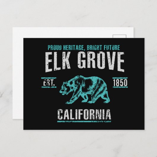 Elk Grove Briefkaart (Voorkant / Achterkant)