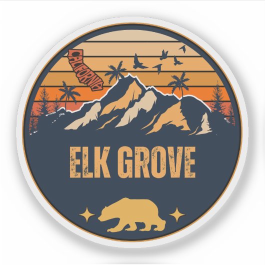 Elk Grove, Californië Sticker (Voorkant)